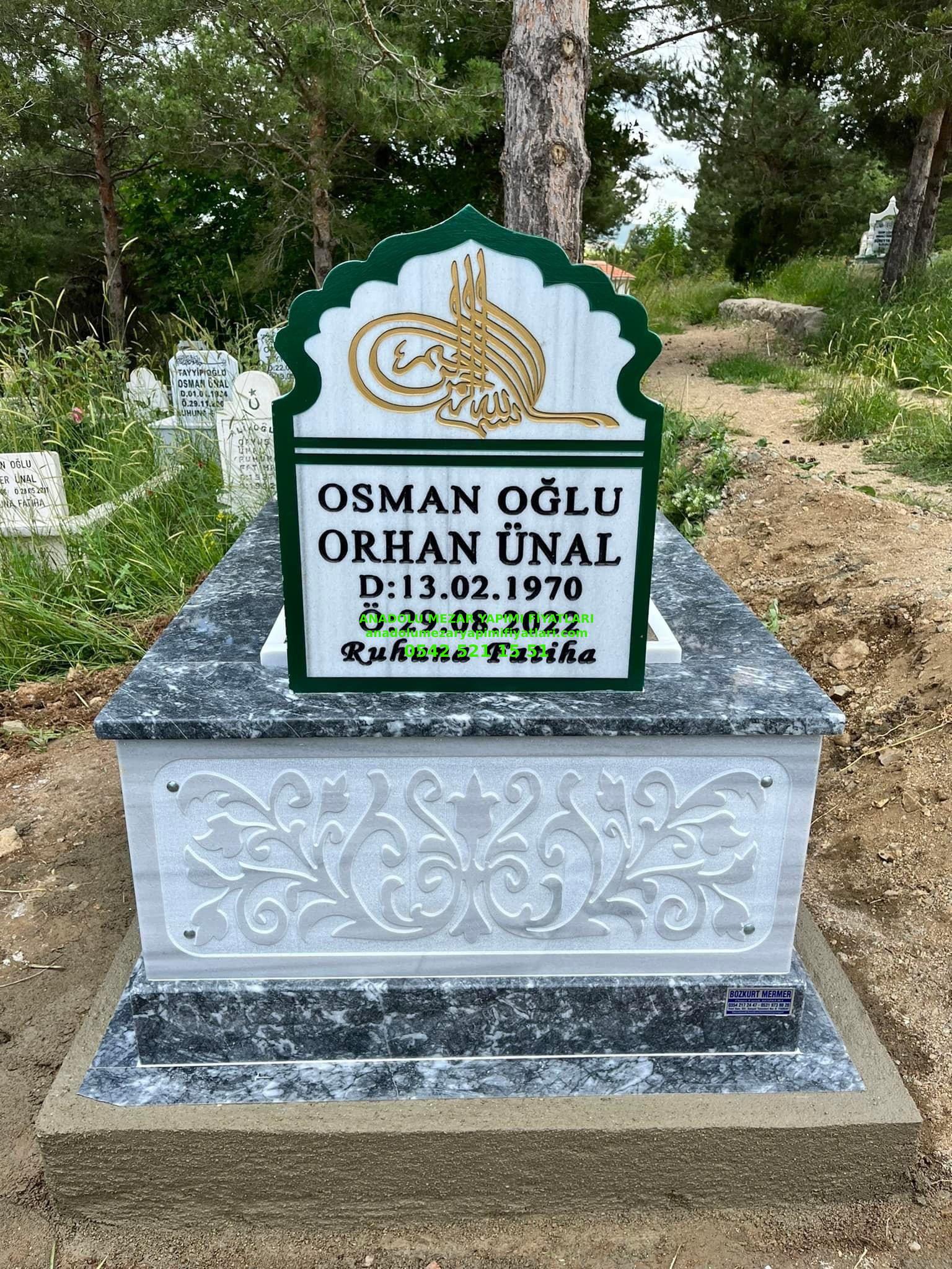 Dsn6- Desenli Mezar Modeli Fiyatı - Görsel 2
