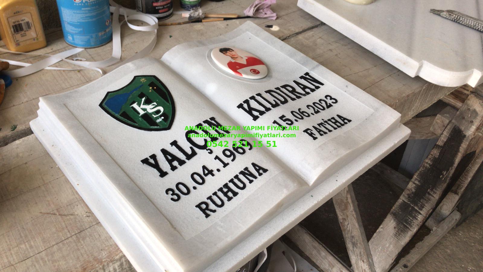 Kocaelispor Logolo Porselen Resimli Kitabe Mermer Baş Taşı Modelleri