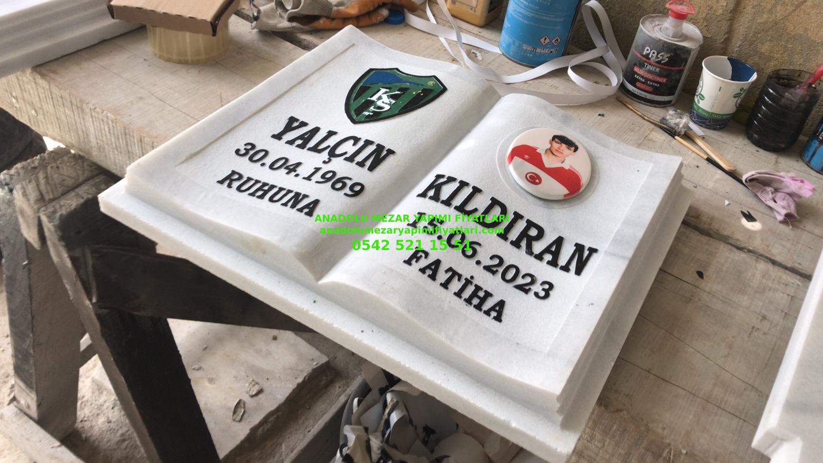 Kocaelispor Logolo Porselen Resimli Kitabe Mermer Baş Taşı Modelleri - Görsel 3