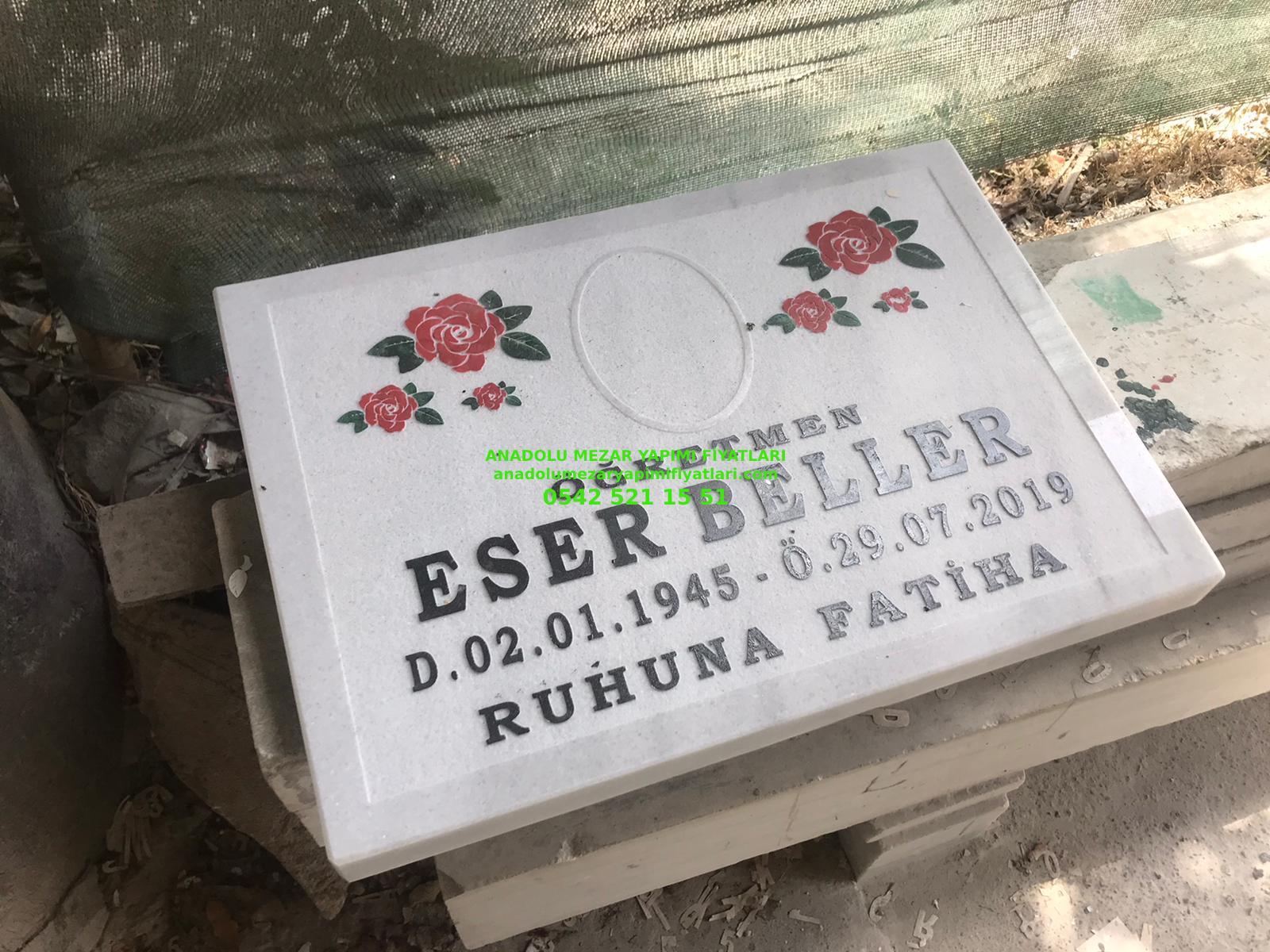 Mermer Mezar Baş Taşı Modelleri - 3