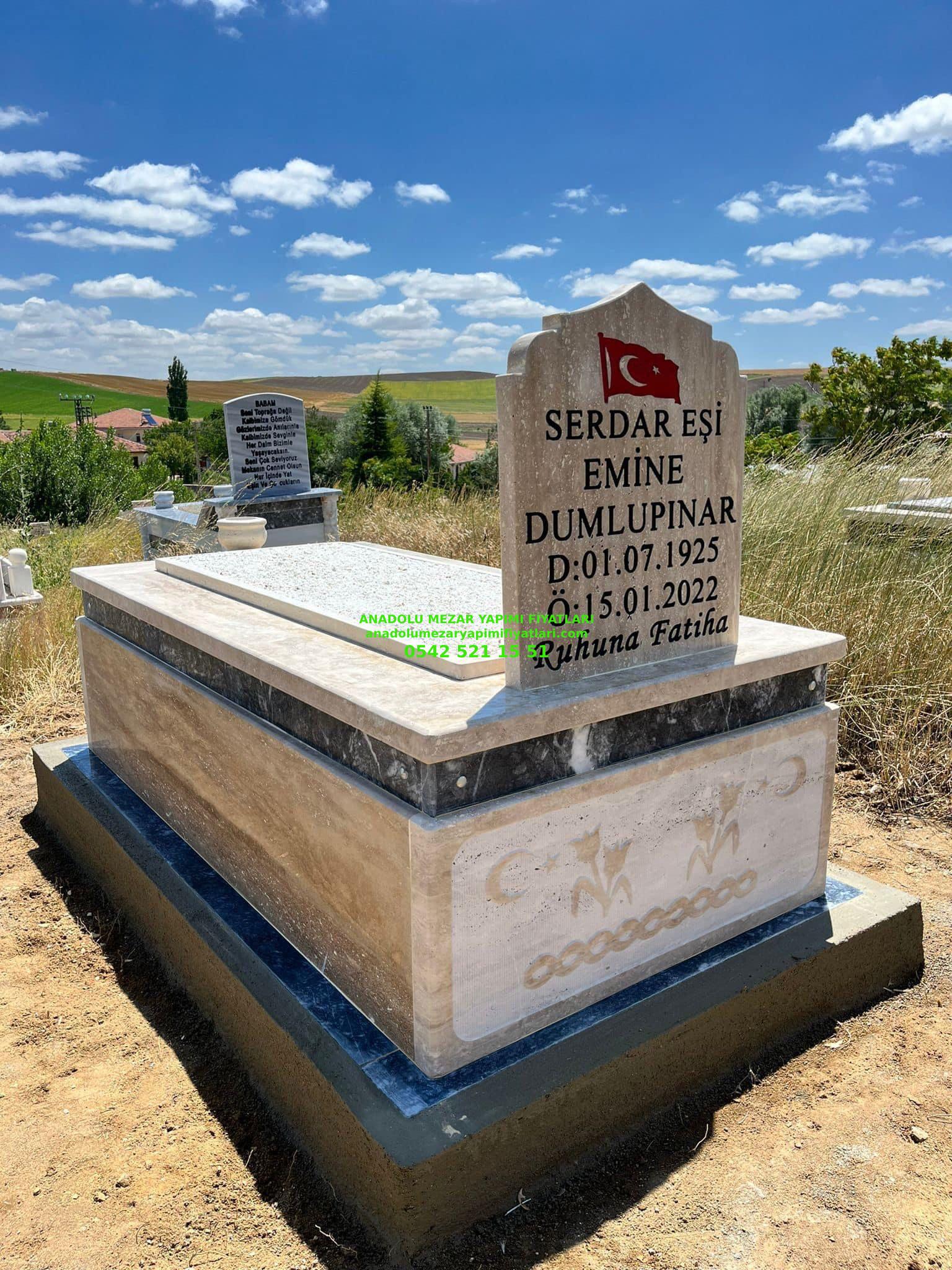 Dsn22- Desenli Mezar Modeli Fiyatı - Görsel 2