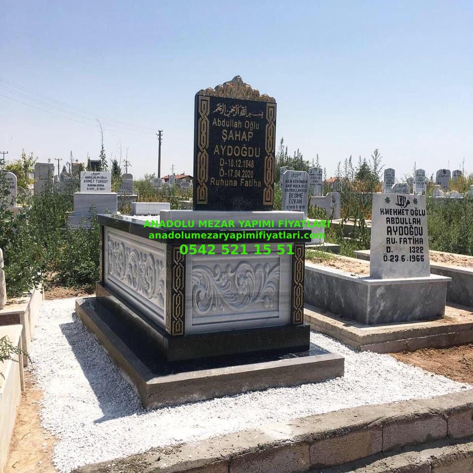 M8 Kabartmalı Mermer -Edirne Granit Mezar Modeli