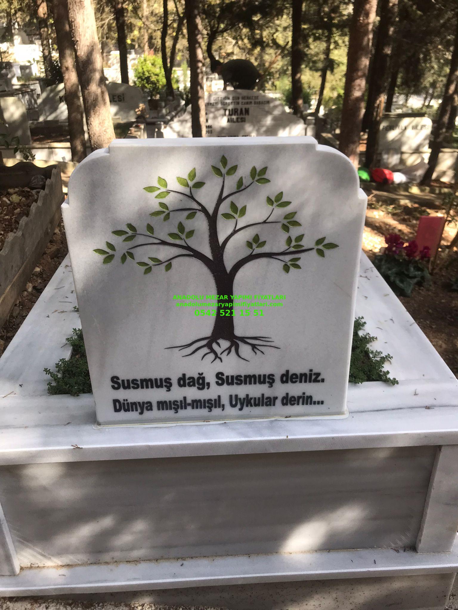 Ağaç İşlemeli Mezar Baş Taşı Modelleri