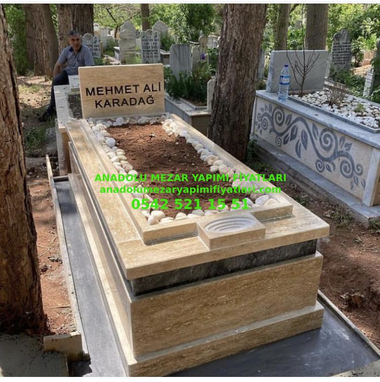 Tunceli Tek Kişilik Traverten Mezar Modeli Fiyatı - 1