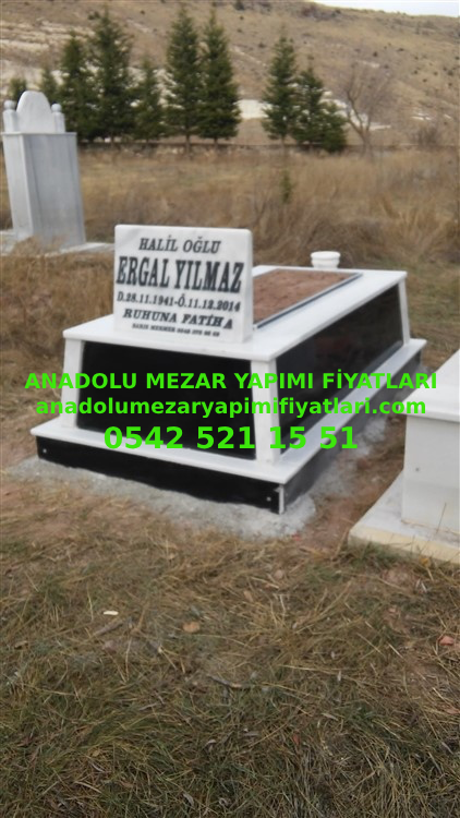 Bursa Tek Kişilik Granit Mermer Konik Mezar - Görsel 3
