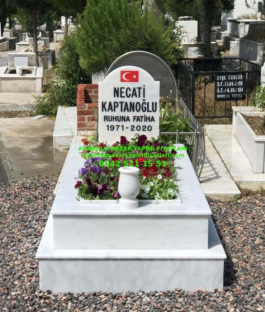 Uşak Tek Kişilik Mermer Mezar - Görsel 2