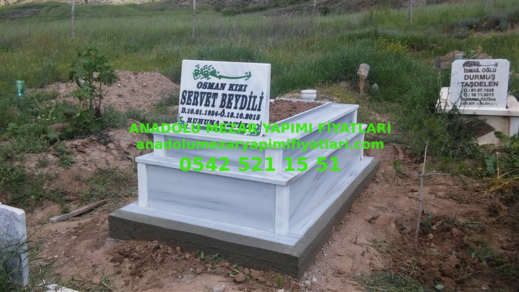Balıkesir Tek Kişilik Mermer Mezar Modeli