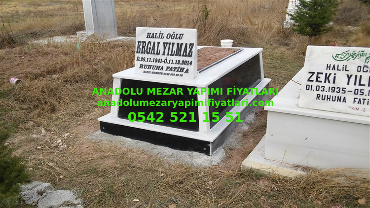 Bursa Tek Kişilik Granit Mermer Konik Mezar - Görsel 4