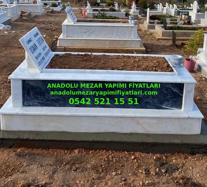 Bursa Tek Kişilik Kitabe Baş Taşılı Uludağ Siyah Mezar - Görsel 3