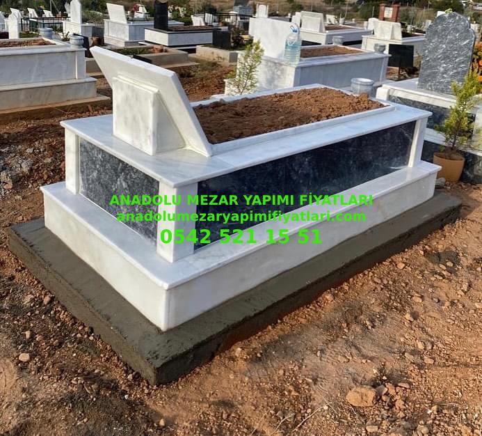 Bursa Tek Kişilik Kitabe Baş Taşılı Uludağ Siyah Mezar - Görsel 4