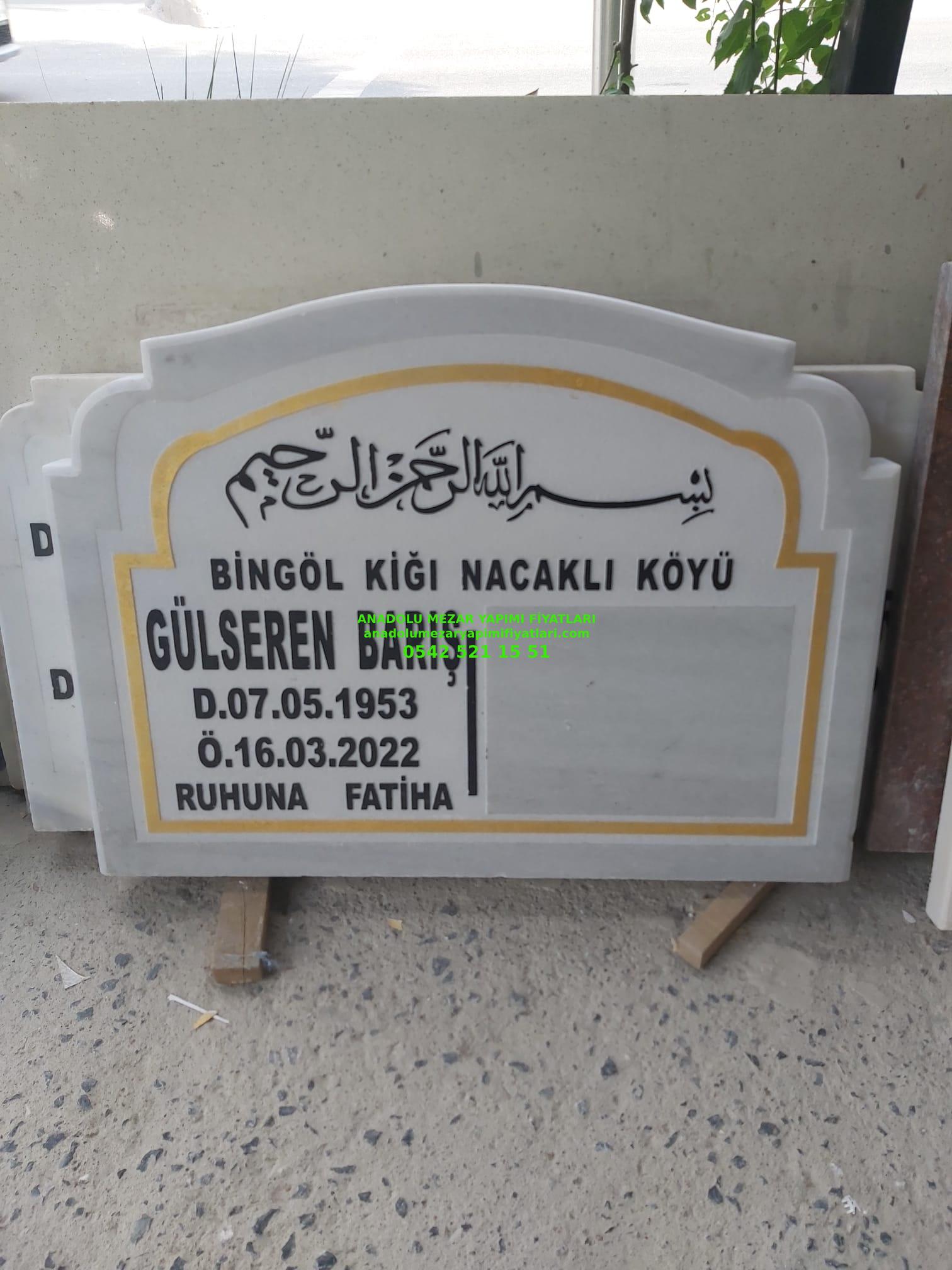 Mermer Mezar Baş Taşı Modeli - 15
