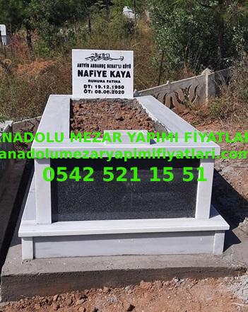 Çanakkale Tek Kişilik Gövde Granit Mermer Mezar Modeli - Görsel 3