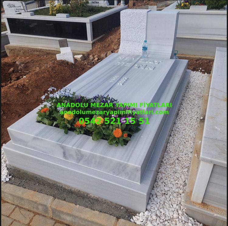 Tasarım Blok Mermer Mezar Modeli - 6