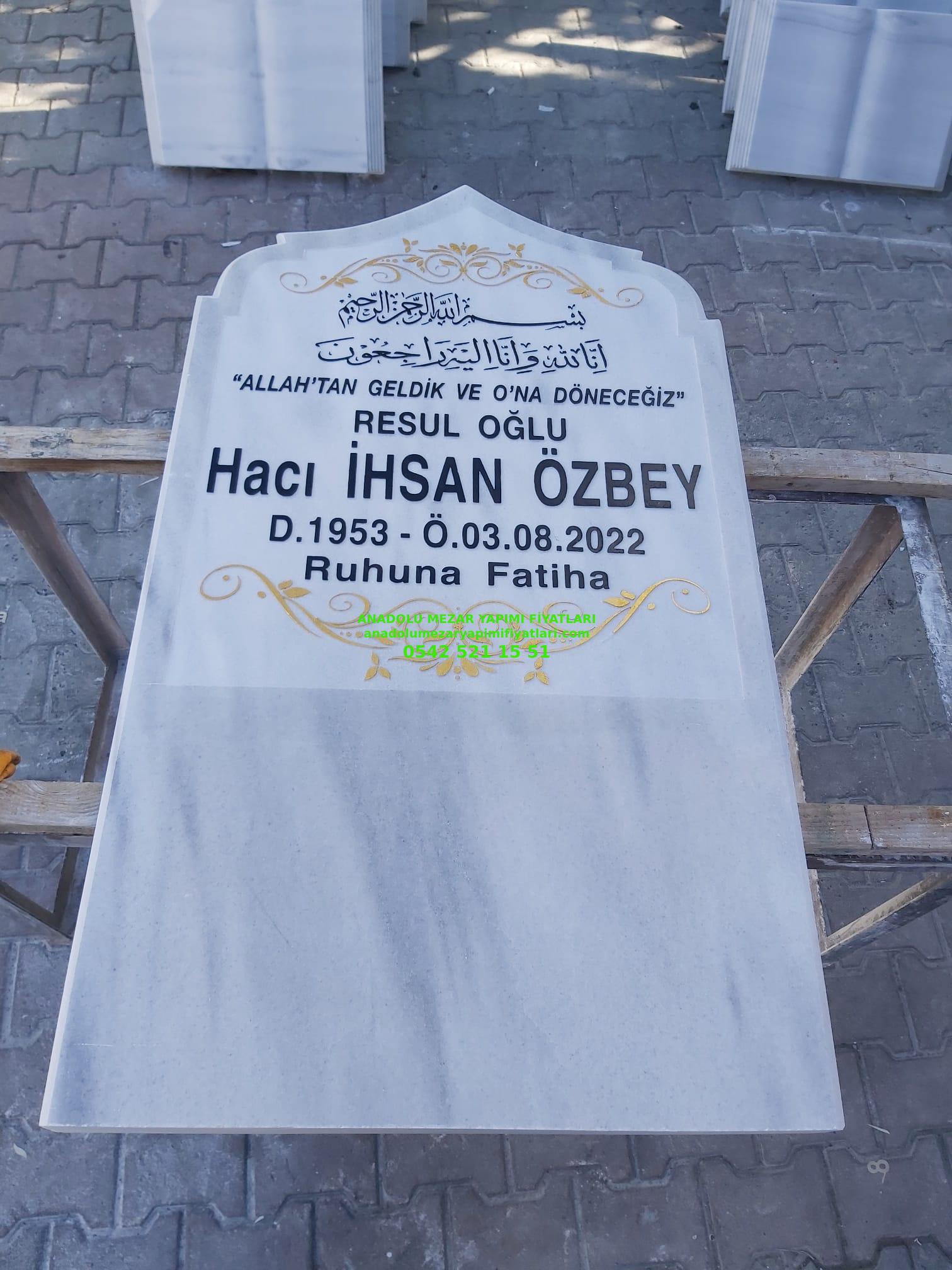 Mermer Mezar Baş Taşı Modeli - 17
