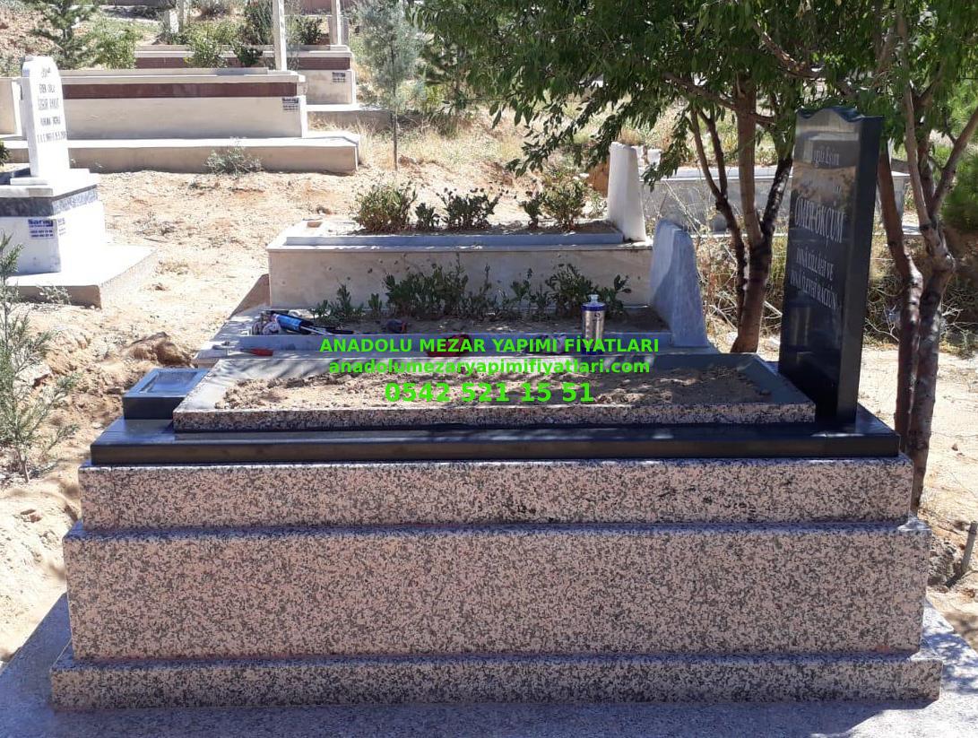 Elazığ G156 Porino Granit Mezar Modeli - Mezar Fiyatları - Görsel 2