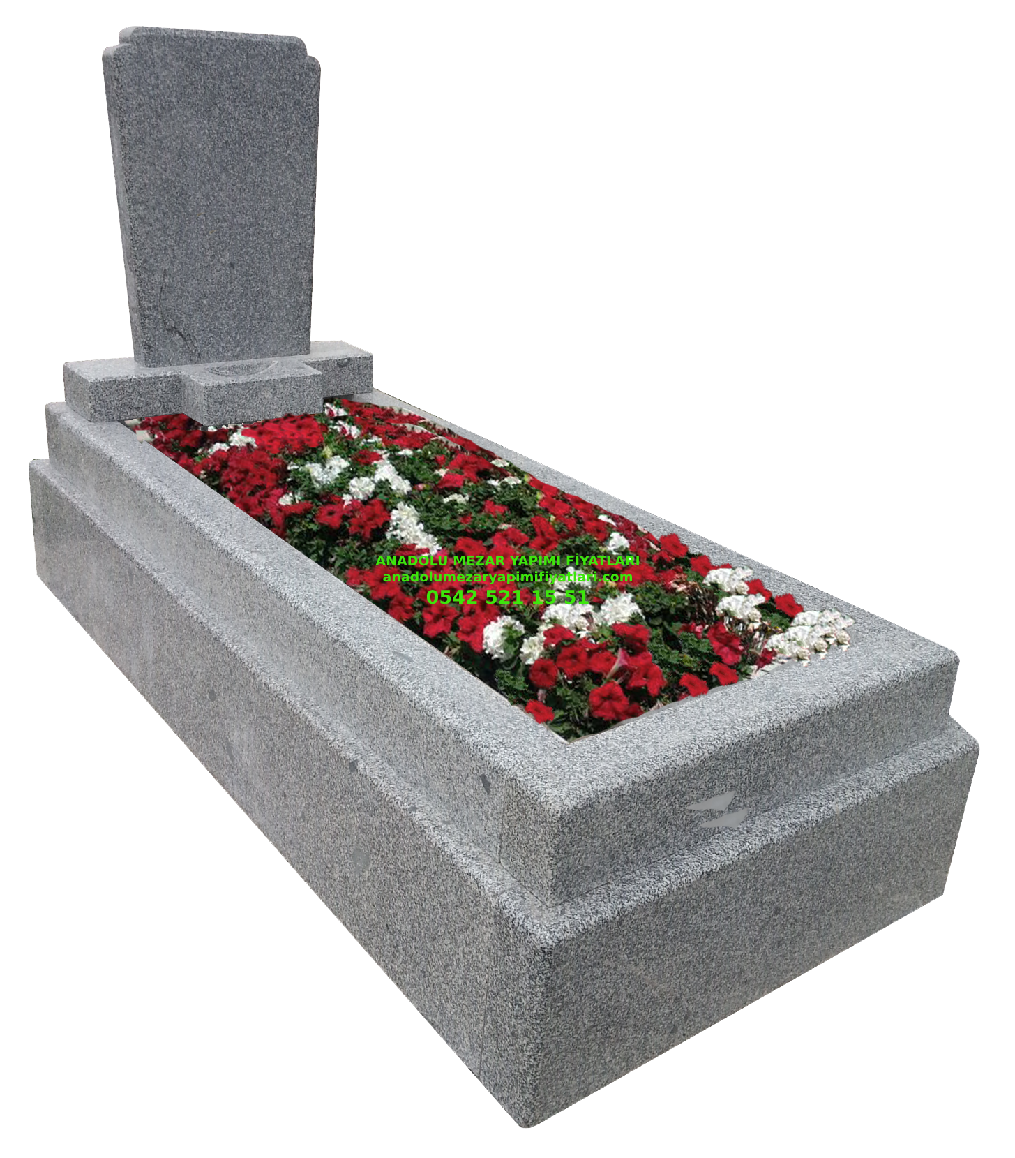 Malatya G39 Beta Blok Granit Mezar Modeli