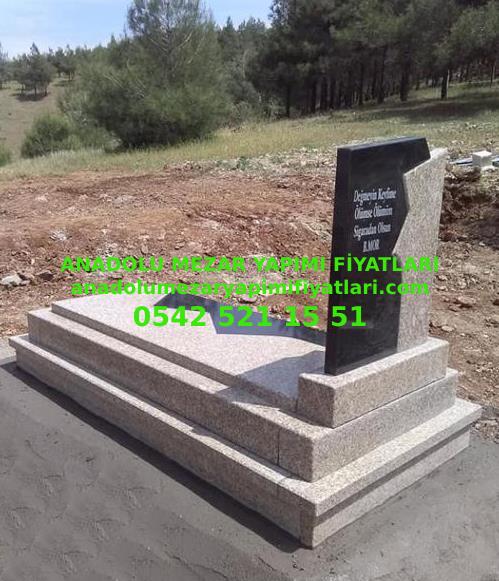 G112 Geçme Kapaklı Granit Mezar Modeli - Uşak Mezar Yapımı