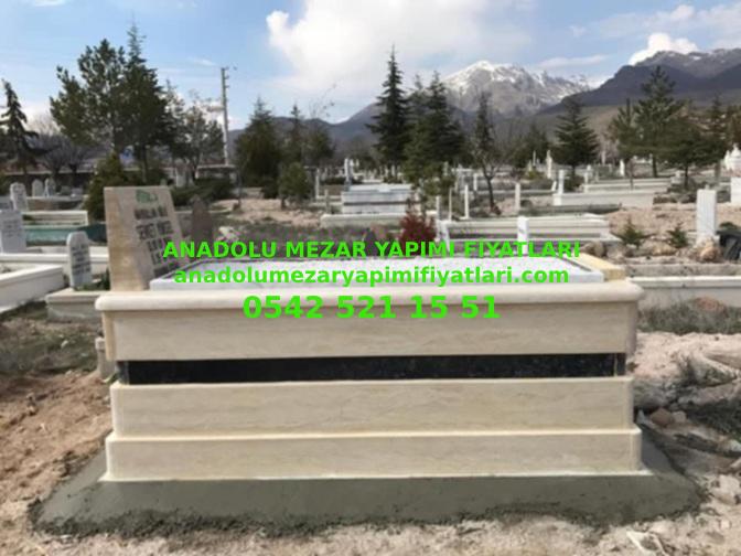 Elazığ M4 Traverten Mezar Modeli - Görsel 4
