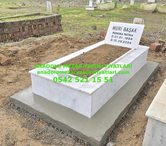 Bilecik Tek Kişilik Tek Kat Mermer Mezar - Görsel 3