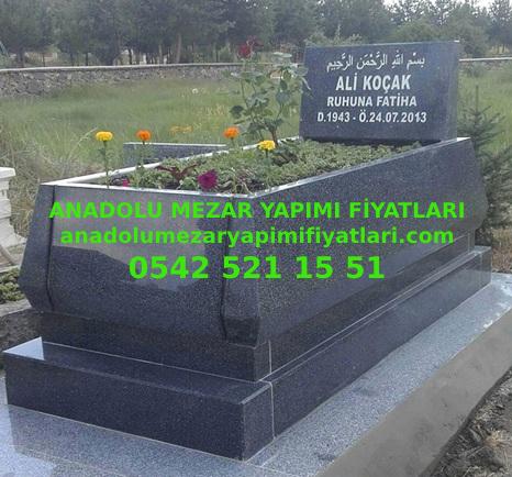 G44 Granit Konik Blok Mezar Modeli - Aksaray Mezar Yapımı Fiyatı