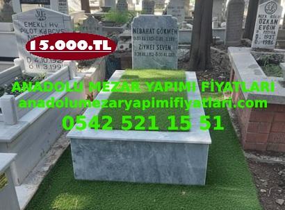 Antalya Tek Kişilik Tek Katlı Afyon Gri Mermer Mezar