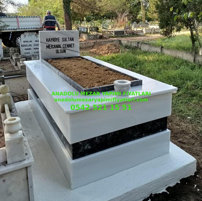 GM35 Granit Kuşak Mermer Mezar - Kars Mezar Baş Taşı Fiyatları - Görsel 2