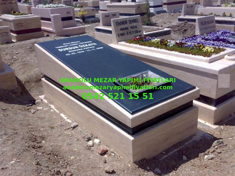 L12 Traverten Mezar - Bursa Granit Mezar Modeli
