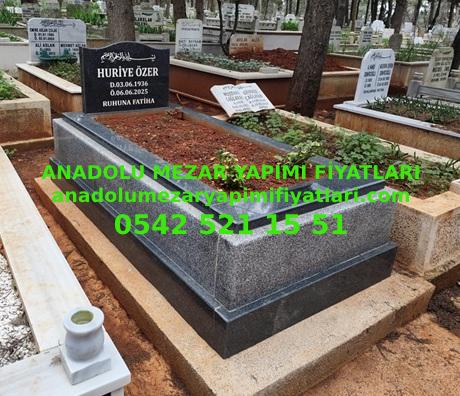 Sinop L-25 Yarım Blok Granit Mezar Modeli