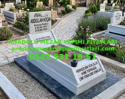 Aksaray M20 Özel Eğimli Mermer Mezar Modeli