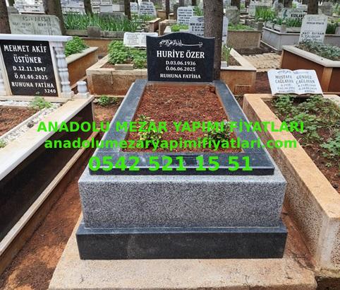 Sinop L-25 Yarım Blok Granit Mezar Modeli - Görsel 4