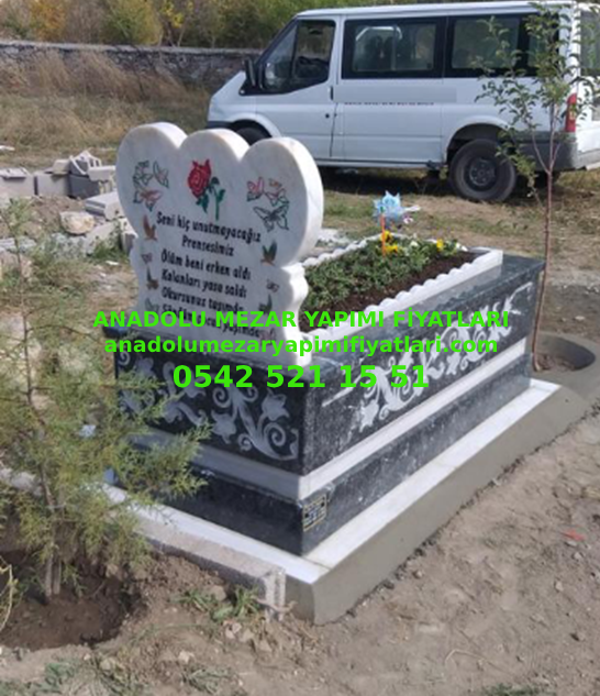 S2 Bursa Siyah Beyaz Mermer Mezar - Bursa Mermer Mezar Fiyatları - Görsel 2