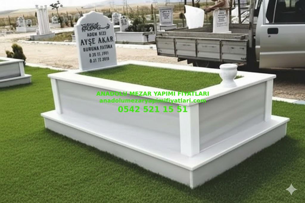 Amasya Tek Kişilik Mermer Mezar Modeli
