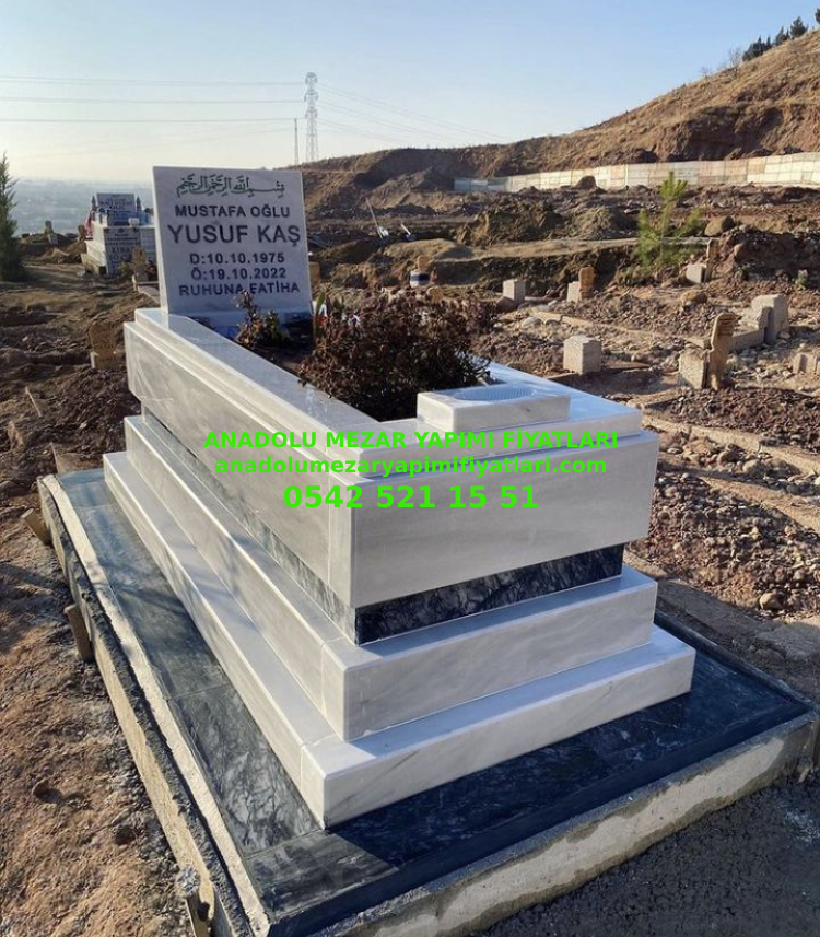 Y99 Tek Kişilik Marmara 8lik Mezar - Elazığ Mermer Mezar Modeli