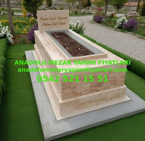 Bartın Tek Kişilik 5lik Traverten Mezar