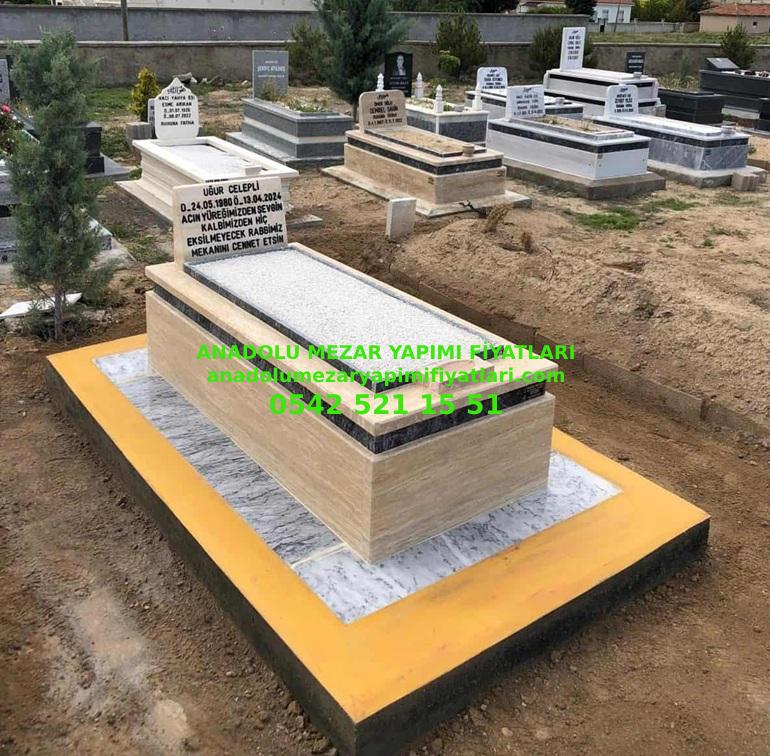 T11 Tek Katlı Traverten Mezar - İzmit Mezar Modeli