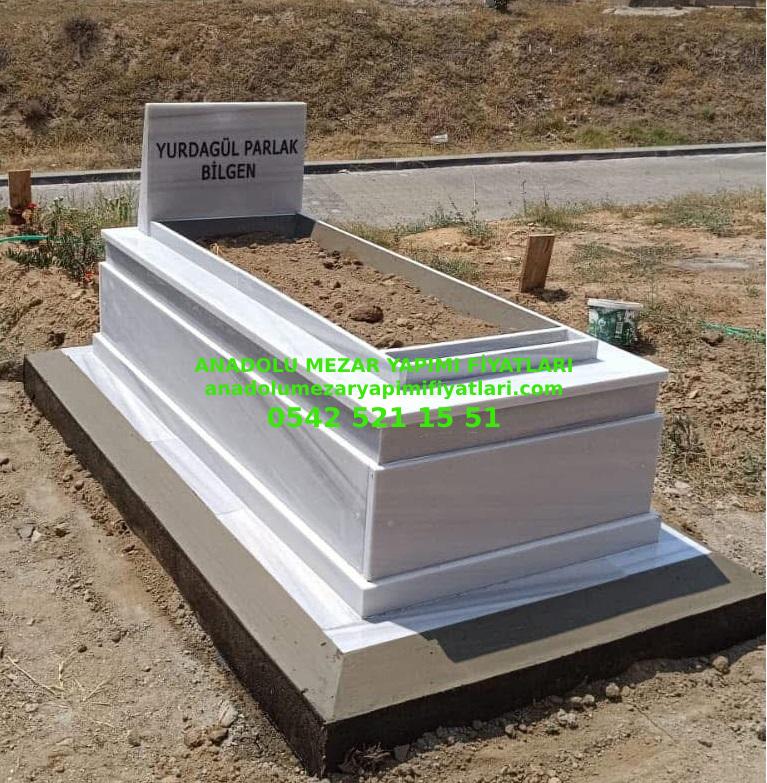 Y6 Tek Kişilik Mermer Mezar - Bursa Mermer Mezar Yapımı