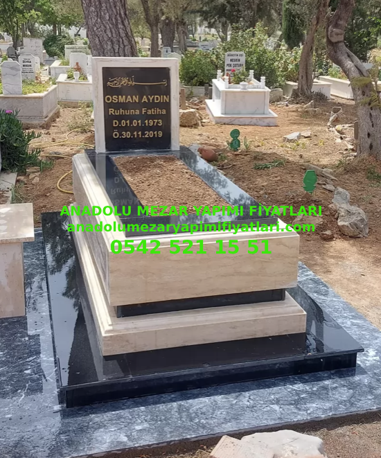 Tunceli TRAVERTEN PROFİLLİ MEZAR KOMPLE 5-10 CM ARASI KALINLIKTA L14 Traverten Mezar - Görsel 2