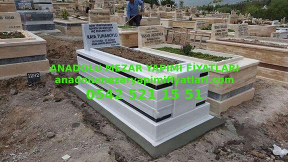 Y28 Çift Kuşaklı Ayak Suluklu Mermer Mezar - Bursa Mermer Mezar Yapımı
