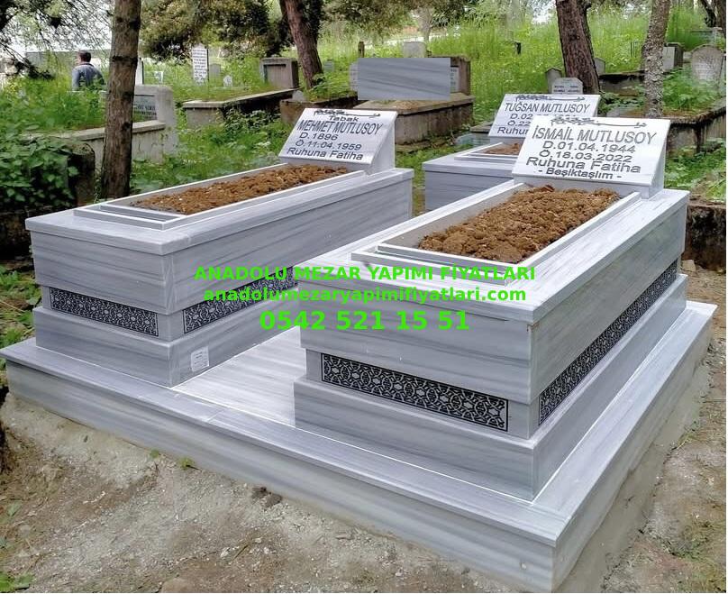 BK10 Baştaşı Cnc İşleme Mermer Mezar - Bursa Mermer Mezar İşleri