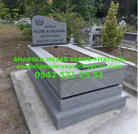 B2 Gri Siyah Granit Mezar - Sinop Mezar Modelleri - Görsel 4
