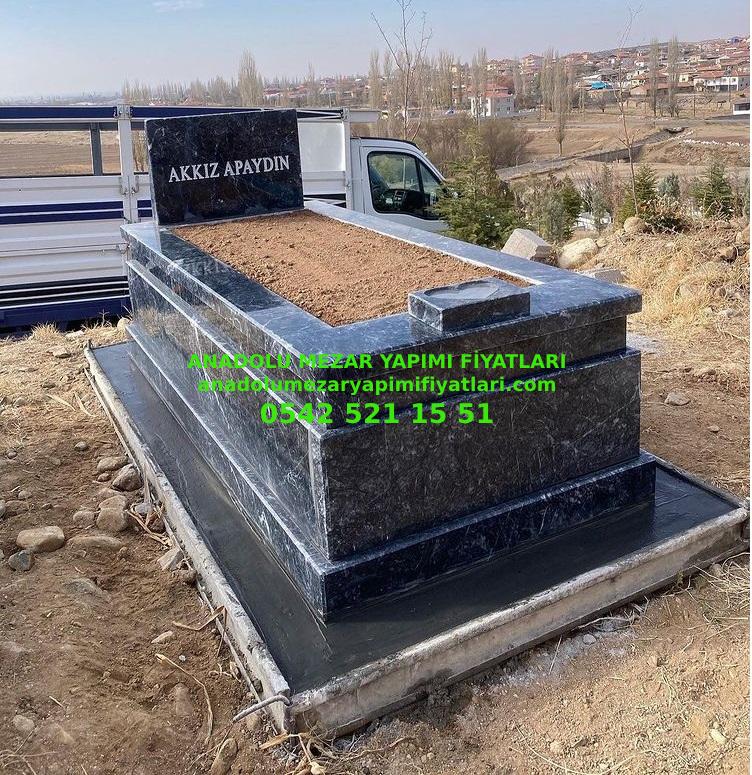 Bursa Tek Kişilik 5lik Kütahya Siyah Mezar - Görsel 4
