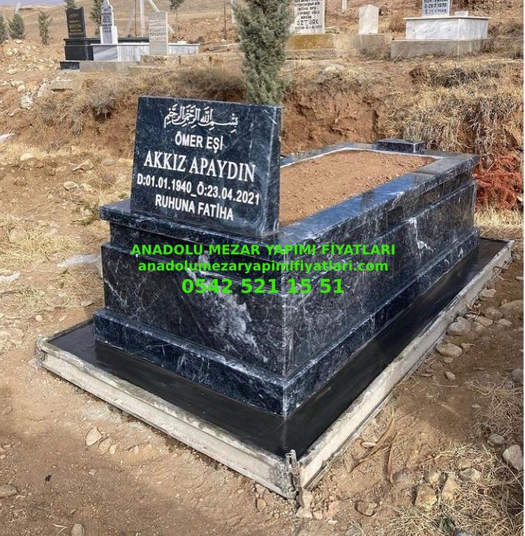 Bursa Tek Kişilik 5lik Kütahya Siyah Mezar