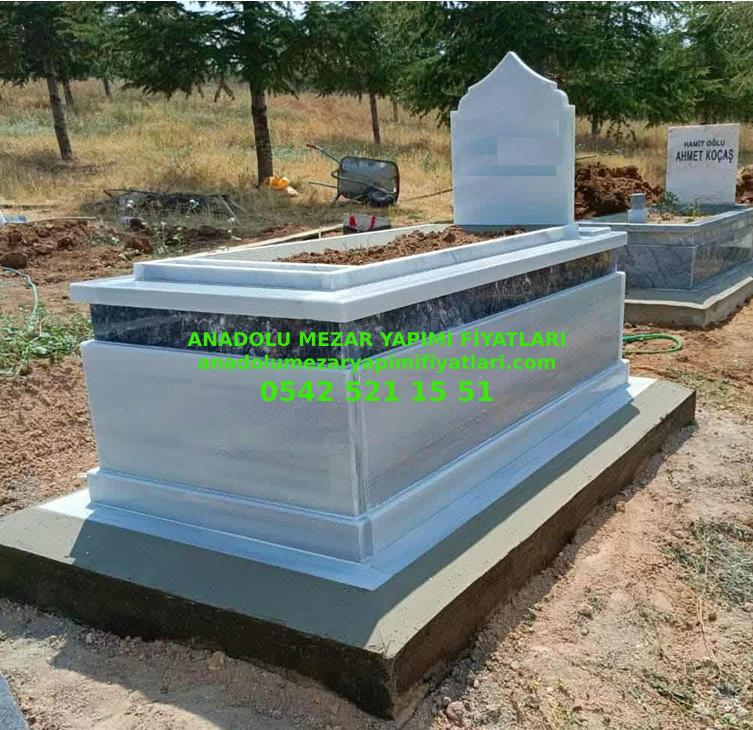 Y20 Granit Şeritli Mermer Mezar - Bursa Mermer Mezar Yapımı - Görsel 3