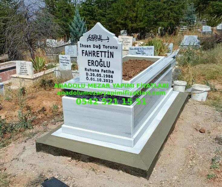 Y20 Granit Şeritli Mermer Mezar - Bursa Mermer Mezar Yapımı