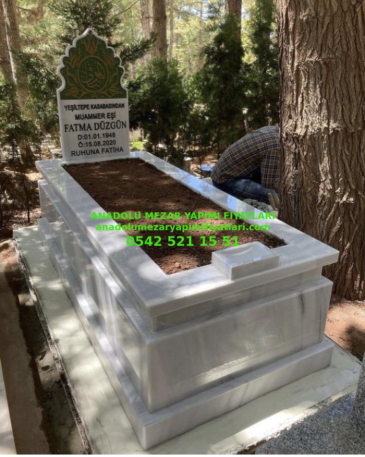 Y4 Özel Tasarım Baştaşı Mezar - Elazığ Mermer Mezar Fiyatları - Görsel 2