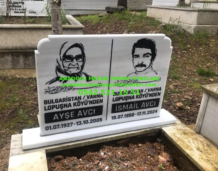 Mermer Mezar Taşı Üzerine Oyma Resim - Görsel 5