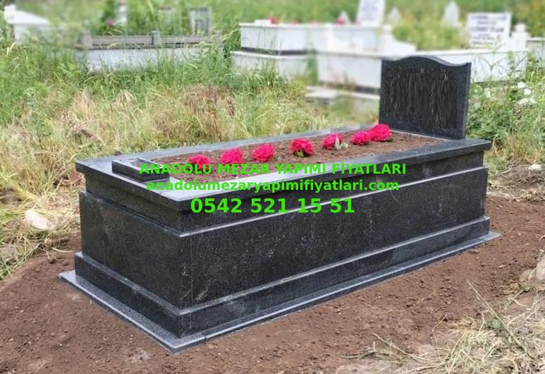 G19 Nero Gaska Mezar - Uşak Granit Mezar Modeli - Görsel 5