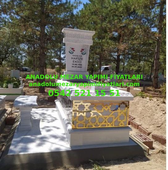 Tasarım Blok Mermer Mezar Modeli - 8 - Görsel 2