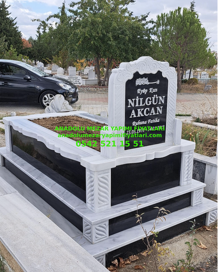 GM25 Özel Yapım Tasarım Granit Mermer Mezar - İzmit Mezar İşleri
