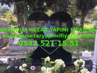 Kalp Şeklinde Mezar Taşı Üzerine Lazer Resim - 7